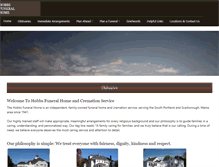 Tablet Screenshot of hobbsfuneralhome.com